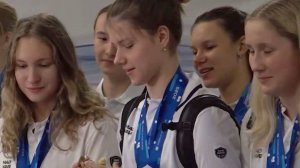 Триумфально выступивших на ЧМ в Румынии пловцов встретили в Москве