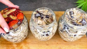 Один раз так сделаете и будете делать так каждый год!! Вкуснятина из баклажанов и грибов!