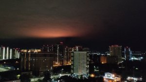 Северное сияние над Рязанью