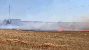 В Симферопольском районе Крыма произошел пожар на площади 50 га