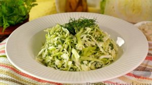 Хрустящий и ароматный. КАПУСТНЫЙ САЛАТ С ХРЕНОМ