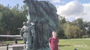 Прогулка по мемориалу в Луховицах.