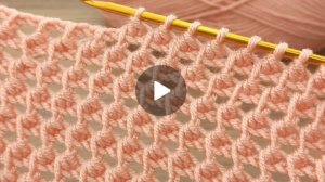 Узор крючком в тунисской технике вязания 🙂 #тунисскоевязание #всевжизнисвязано #вязаниекрючком