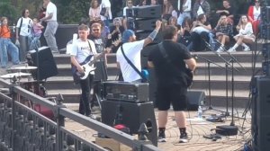 Атмосфера на бульваре Пушкина в Донецке