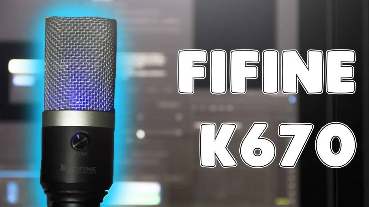 Распаковка K670!Лучший бюджетный микрофон ютубера с Алиэкспресс?Fifine-чистый звук.Обзор и тесты.