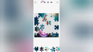 Русалка из пазла. 36. Фантазия. Jigsaw puzzles.