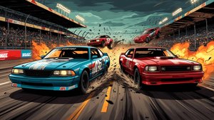 МУЛЬТИКИ ПРО МАШИНКИ 🏁💥 ГОНОЧНЫЕ ДЕРБИ: Машины на арене выживания
