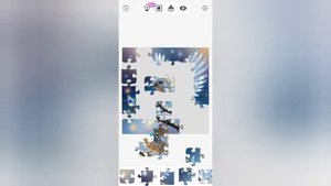 Птичка из пазла. 36. Птицы. Jigsaw. #птица  #пазлы