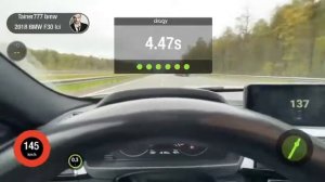 MG Flasher | BMW F30 320xi Stage 2 | Замер Dragy 100-200