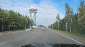 Дорога, аэропорт Красноярск сентябрь 2025г.
