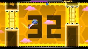 flappy hexagon 100% (Hard level) By:Creator Gloud с кликами