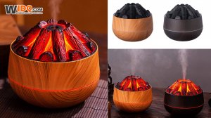 🌋 Ультразвуковой увлажнитель воздуха Пламя Сияния | Уютный туман 🔥