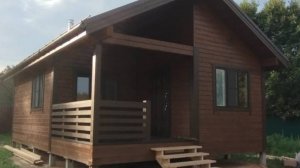 В бане кости распаришь - тело исправишь! Брусовая баня 6х9 с террасой в Сергиевом Посаде