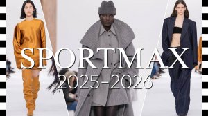 ✔️ SPORTMAX (Спортмакс) коллекция осень-зима 2025-2026 в Милане