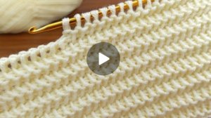 Узор крючком в тунисской технике вязания 🙂 #тунисскоевязание #всевжизнисвязано #вязаниекрючком