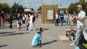 ВДНХ. Саксафон и собака 2