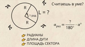Радианы — это НЕ сложно! Объясняю на пальцах