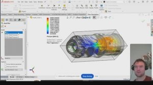 Моделирование дульного тормоза компенсатора ДТК в Solidworks CFD. Аэродинамика ДТК.