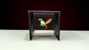 3D-голограмма с помощью коробок от компакт-дисков