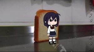 Kaya chan: A piece of bread falls on Me