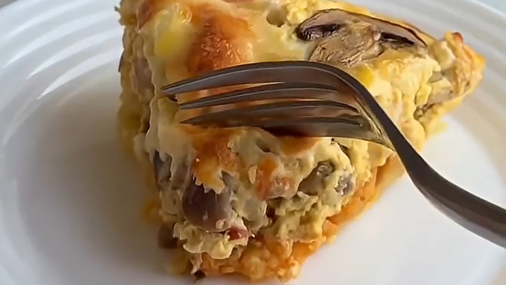 Очень вкусный несладкий ПИРОГ...🥧🍄😋 Рецепт в описании ✍️