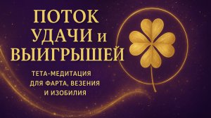 Тотальный фарт и загрузки на выигрыш в лотерею. Тета-медитация.