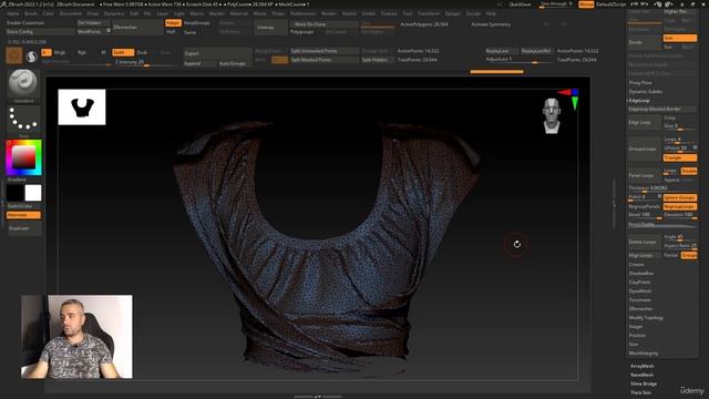 7_2. 2- Zbrush смотреть онлайн