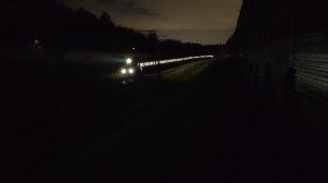 Полнолуние! Электропоезд ЭП2Д сообщением  Москва (Киевский вокзал) - Нара.