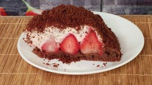 🍫🍓 КРОТОВЫЙ ТОРТ С КЛУБНИКОЙ! Простой НЕМЕЦКИЙ торт "Maulwurfkuchen"! | Mole Cake