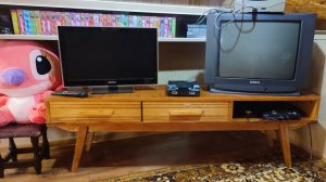 Из серванта СССР 1964г была создана шикарная тумба под телевизор