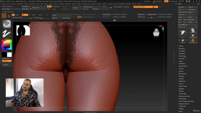 8_1. Create Pantie - Zbrush смотреть онлайн