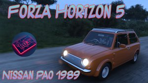 Игра Forza Horizon 5. Nissan Pao 1989 год.