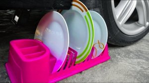 Машина Давит Предметы под Колесом! АСМР МАШИНА Краш Тест