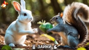 Зая и Зайчата 🐰🐇🐇 Веселые истории из жизни семейства зайчиков (40)