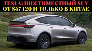 ТОЛЬКО в Китае! Новый 6-местный кроссовер от Tesla за $47 120!