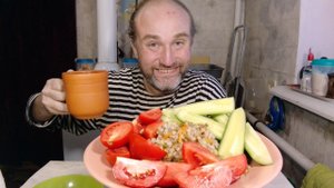 обед. Рыжуля нашкодил. доверчивость меня погубит. мукбанг. обжор. еда на камеру. диета. шизофрения.