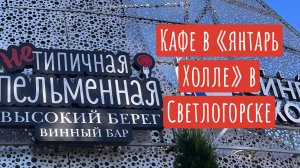 Нетепичная пельменная в «Янтарь Холле» В курортном Светлогорске