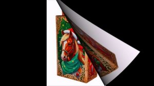 Сладкий новогодний подарок весом 1700 грамм в картонной упаковке