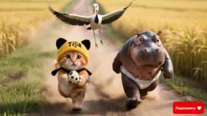 Котик малыш растет хулиганом