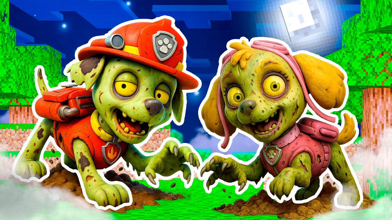 ЩЕНЯЧИЙ ПАТРУЛЬ СКАЙ ЗАРАЗИЛАСЬ ЗОМБИ ВИРУСОМ АПОКАЛИПСИС В МАЙНКРАФТ МУЛЬТИК смотреть онлайн