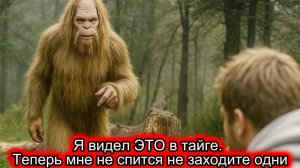 Я видел ЭТО в тайге Теперь мне не спится не заходите одни