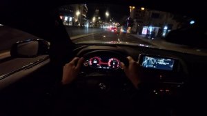 2013 BMW 640i / БМВ 640и 3.0 Турбо автомат 320 л.с. | Ночной тест-драйв от первого лица | Обзор