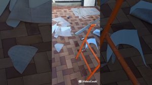 Модульный коврик из линолеума в багажник Nissan Wingroad Y12