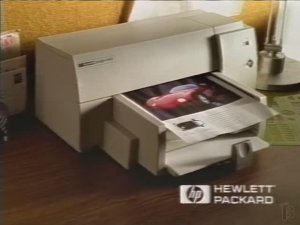 HP DeskJet Printer Commercial 1995