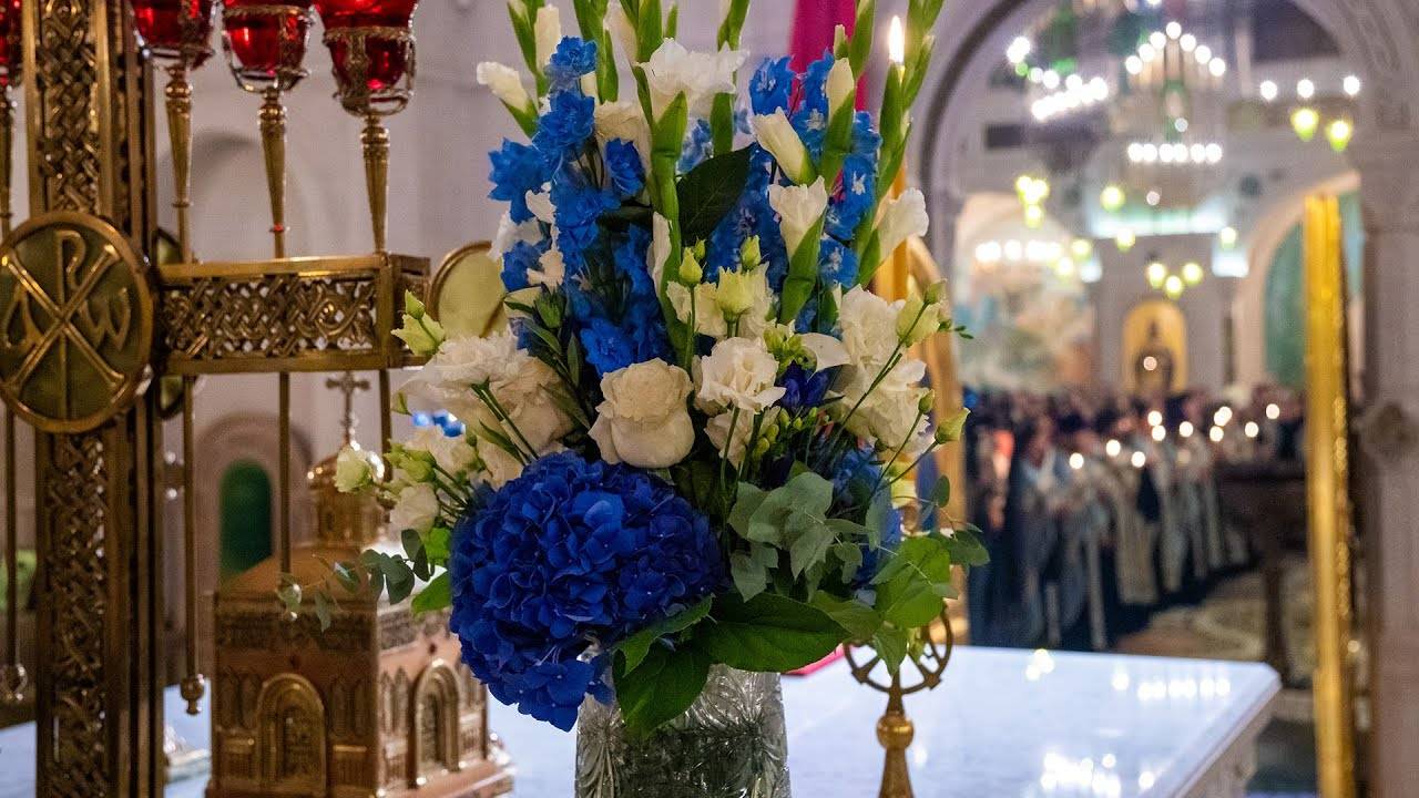 Всенощное бдение. Сретение Владимирской иконы Пресвятой Богородицы смотреть онлайн