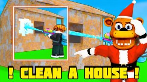 Я СТАЛ УБОРЩИКОМ ДОМОВ В ROBLOX [🏠] Clean a House