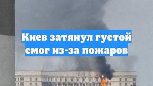Киев затянул густой смог из-за пожаров