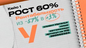 Кейс 1. Увеличение маржинальности на 60%