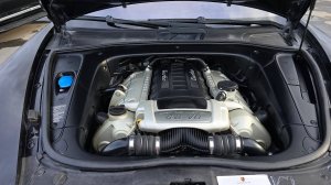 Детейлинг подкапотки по домашнему на Порше Каен 957 турбо