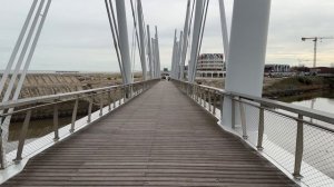 Редкий мост с перевернутыми фермами Финка в Дюнкерке